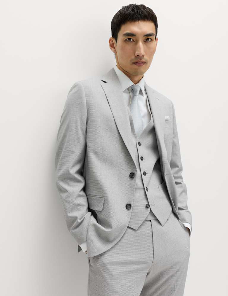 3 Piece Tailored Fit Stretch Suit 1 of 6