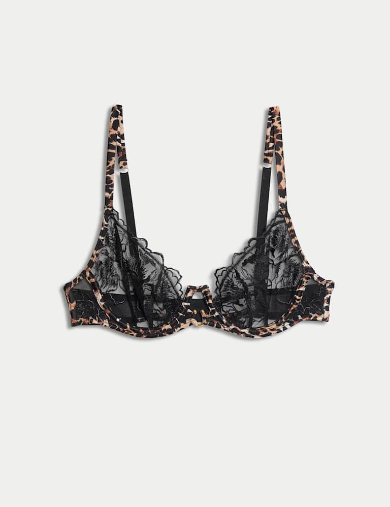 Gala Embroidery Wired Balcony Bra Set A-E 2 of 6