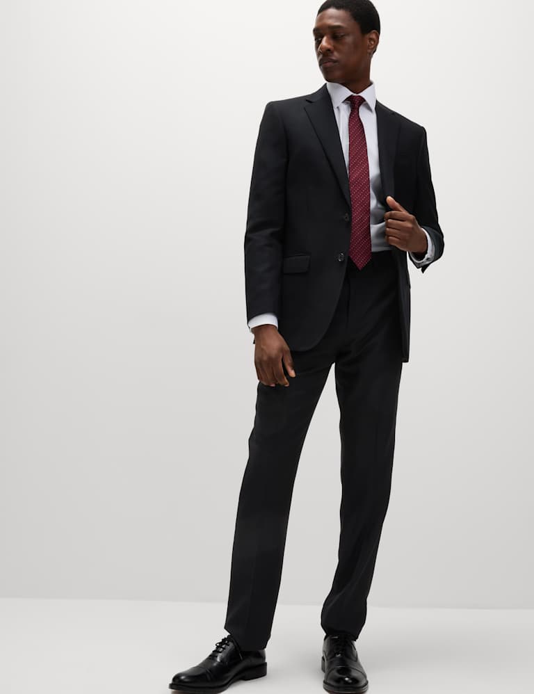 2 Piece Regular Fit Pure Wool Suit 1 of 6