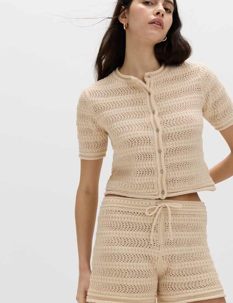 Cardigan & Shorts Set 1 of 6