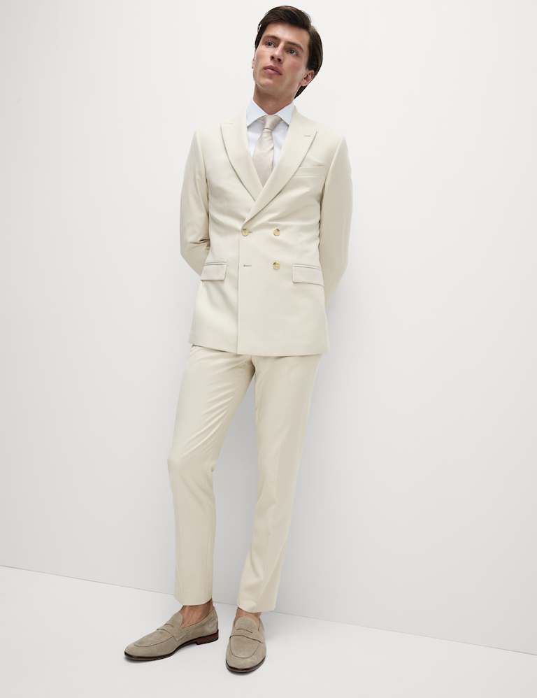 2 Piece Slim Fit Double Breasted Suit 1 of 6