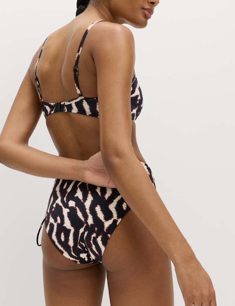 Printed Plunge Bikini Set 4 of 6