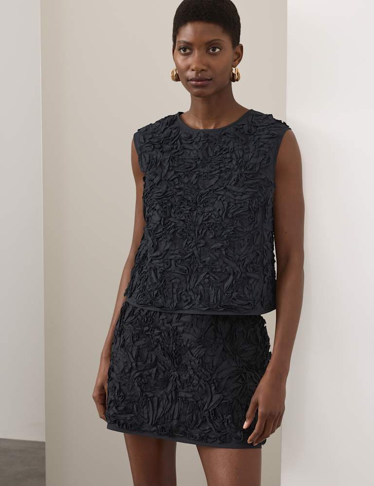 Textured Top & Skirt Set 1 of 6