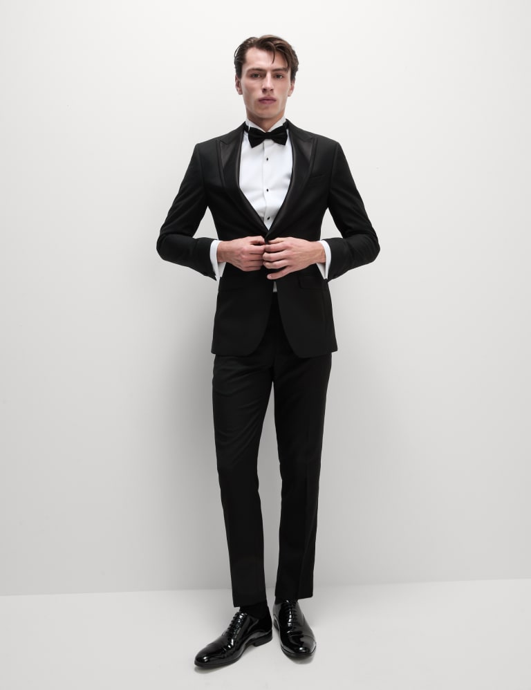 Slim Fit Stretch Tuxedo Suit M S