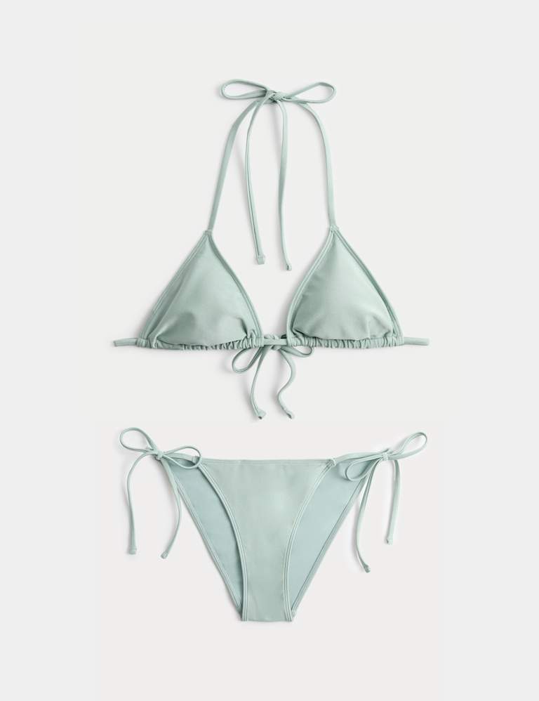 Sheen Triangle Bikini Set 2 of 6