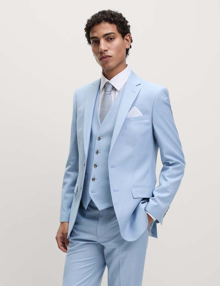 3 Piece Slim Fit Stretch Suit 1 of 6