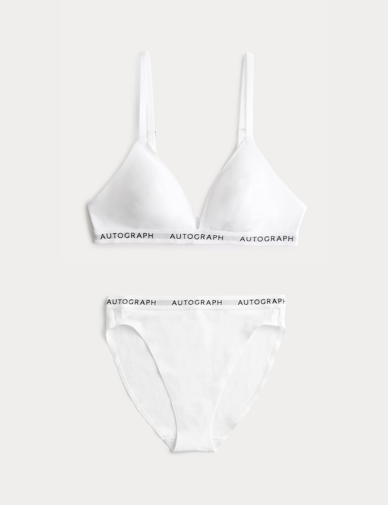 Lille Supima™ Cotton Non Wired Bralette Set A-E 2 of 6
