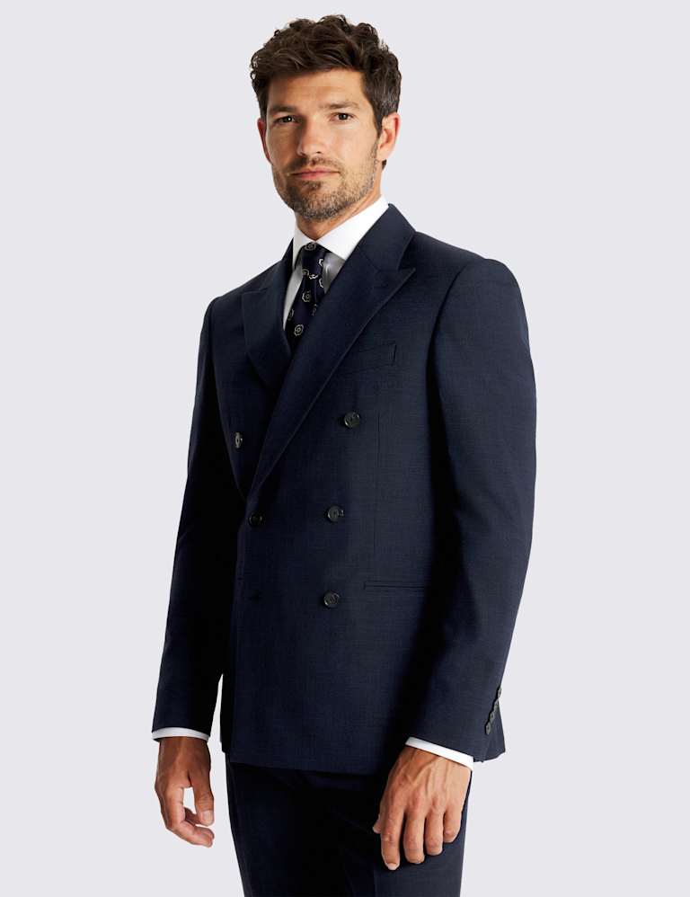 2 Piece Slim Fit Puppytooth Double Breasted Suits 1 of 6