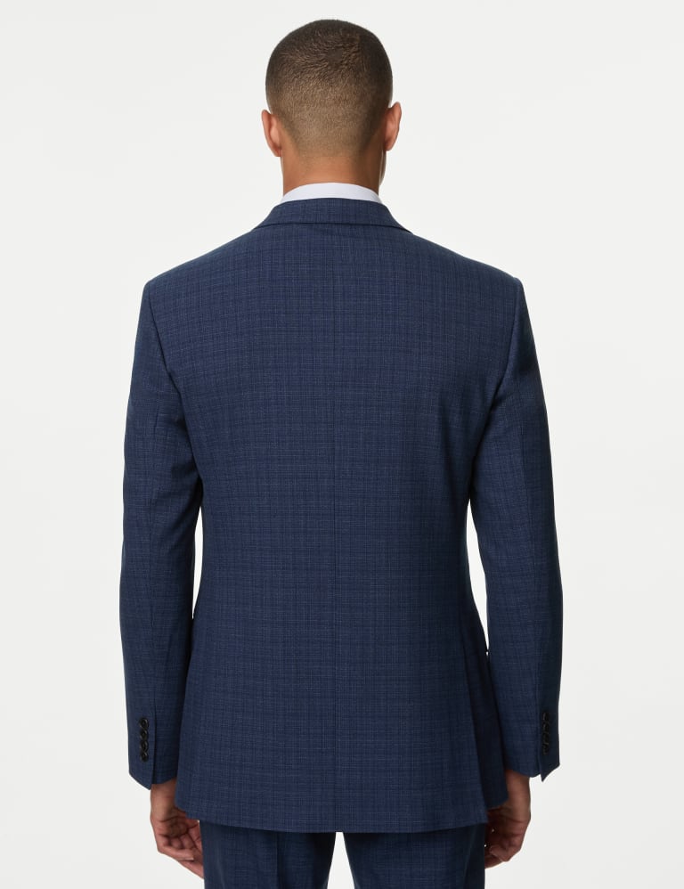 Regular Fit Check Stretch Suit 3 of 6
