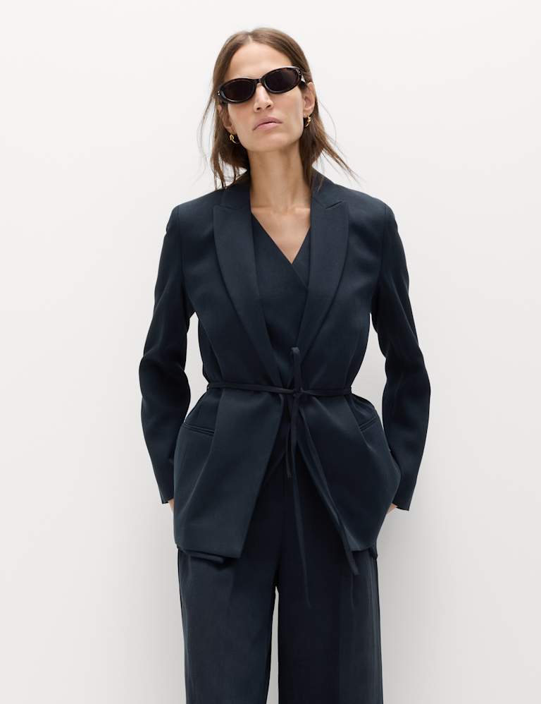 Linen Blazer & Trouser Set 1 of 6