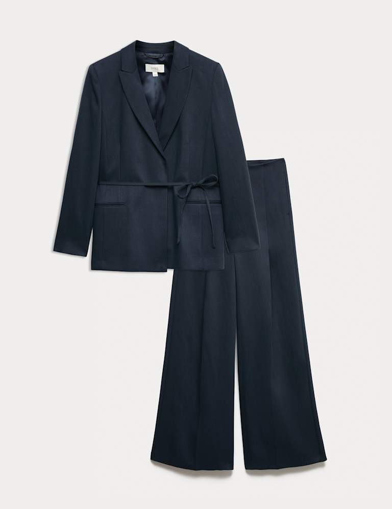 Linen Blazer & Trouser Set 2 of 6