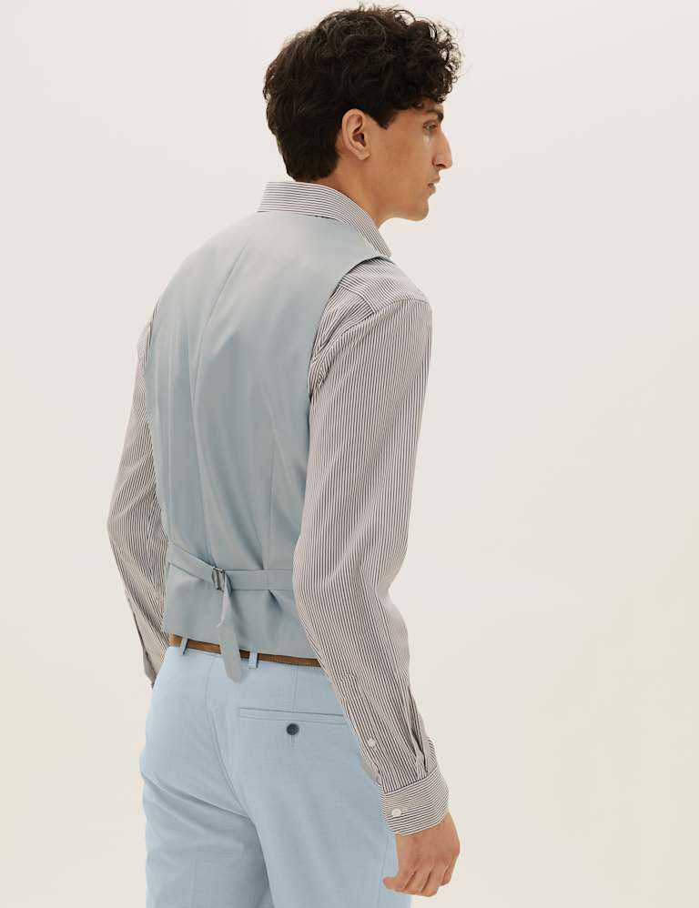 Pastel Slim Fit 3 Piece Suit 3 of 8