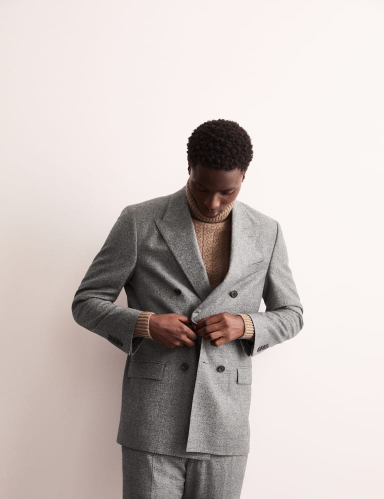 Tailored Fit Italian Wool Rich Suit 2 of 7