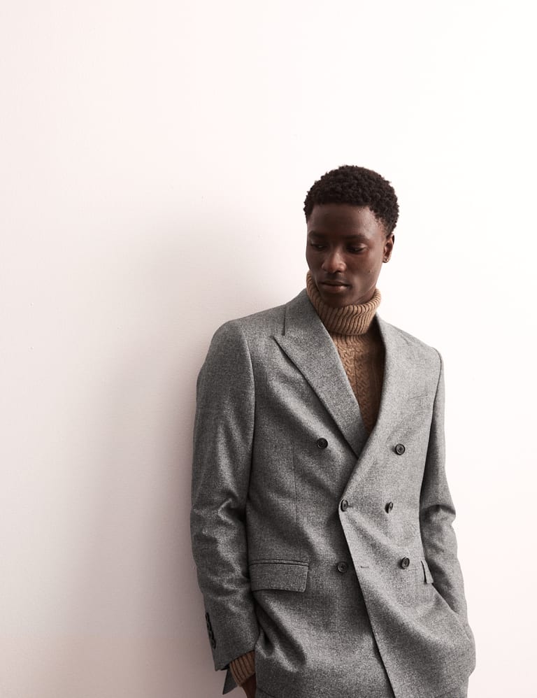 Tailored Fit Italian Wool Rich Suit 6 of 7