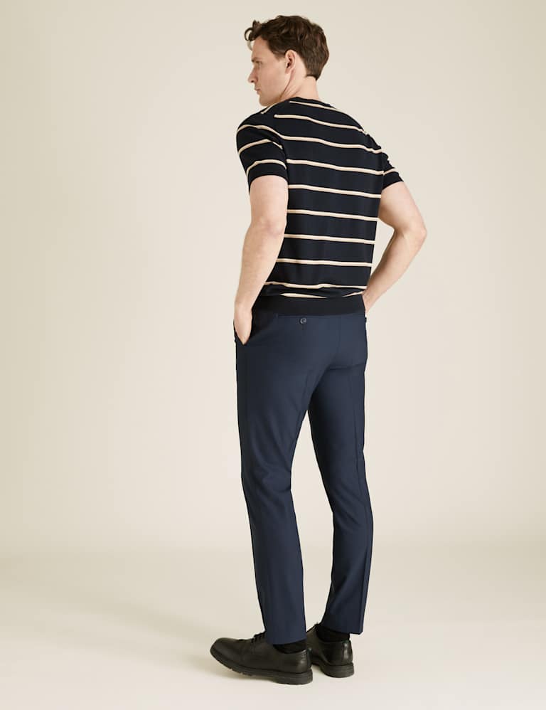 The Ultimate Navy Tailored Fit Wool Blend Suit 6 of 9