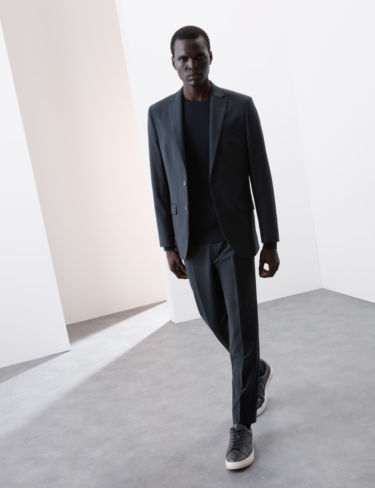 2 Piece Tailored Fit Performance Suit 1 of 6