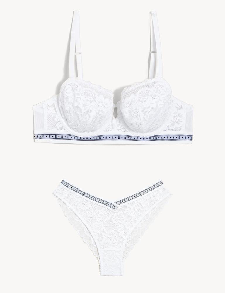 Meia Lace Wired Balcony Bra Set A-G 2 of 6