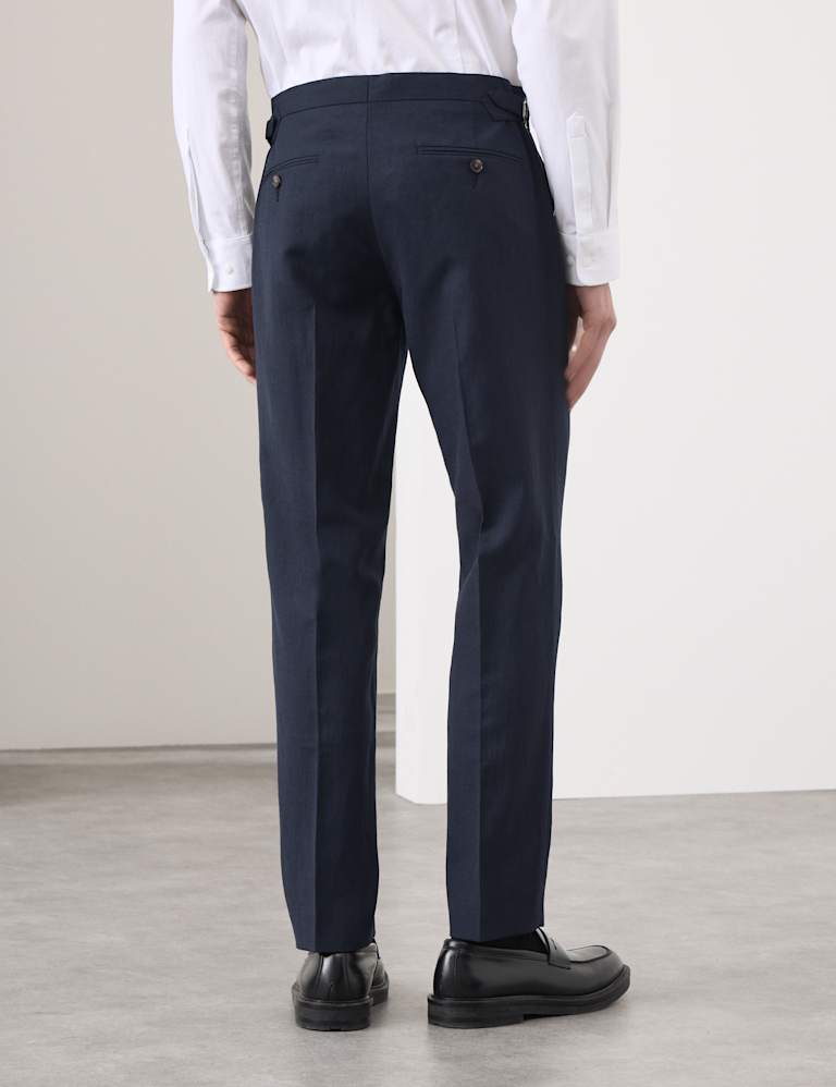 3 Piece Tailored Fit Wool Blend Textured Suit 5 of 6