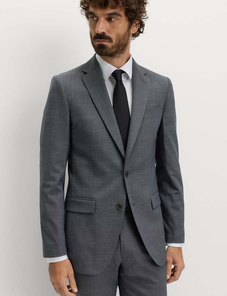 2 Piece Slim Fit Wool Blend Suit 1 of 6