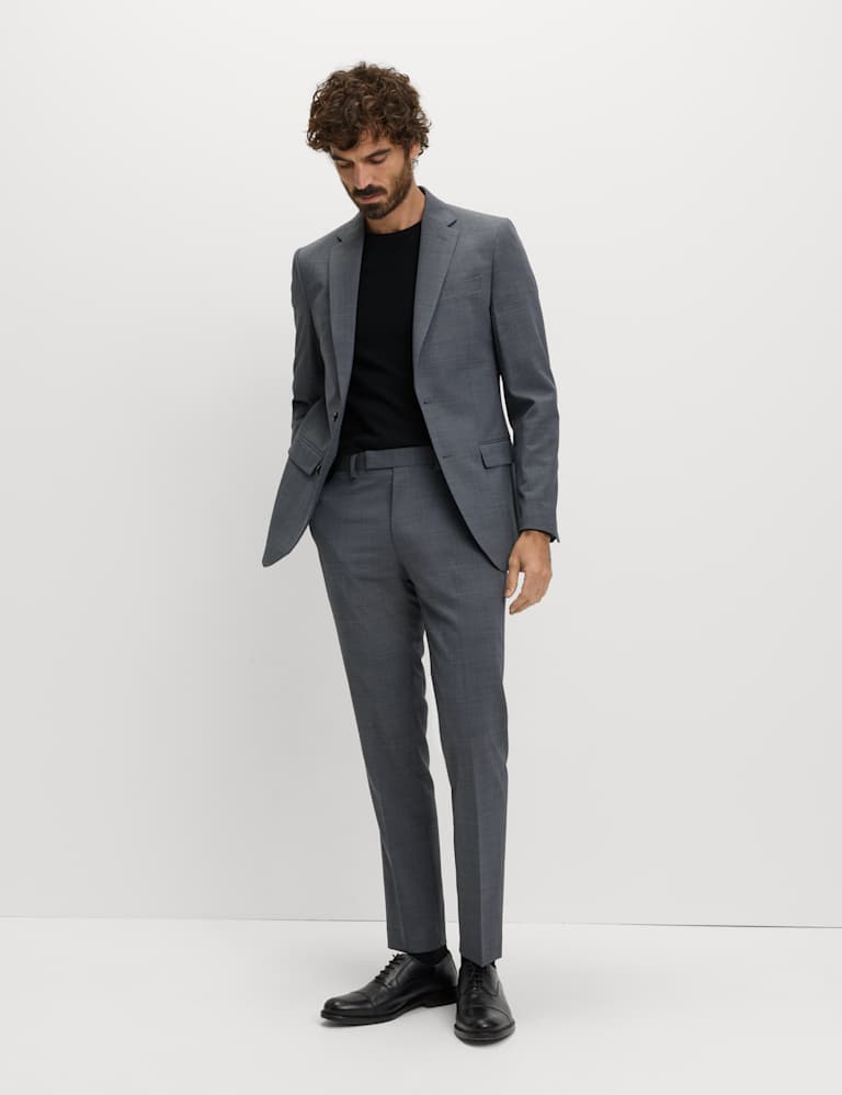 2 Piece Slim Fit Wool Blend Suit 5 of 6
