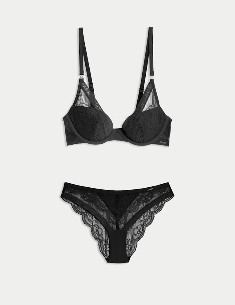 Murcia Lace Wired Plunge Bra Set A-E 2 of 6