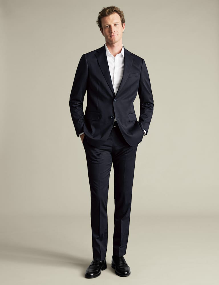 Slim Fit Wool Rich Pinstripe Suit 1 of 6