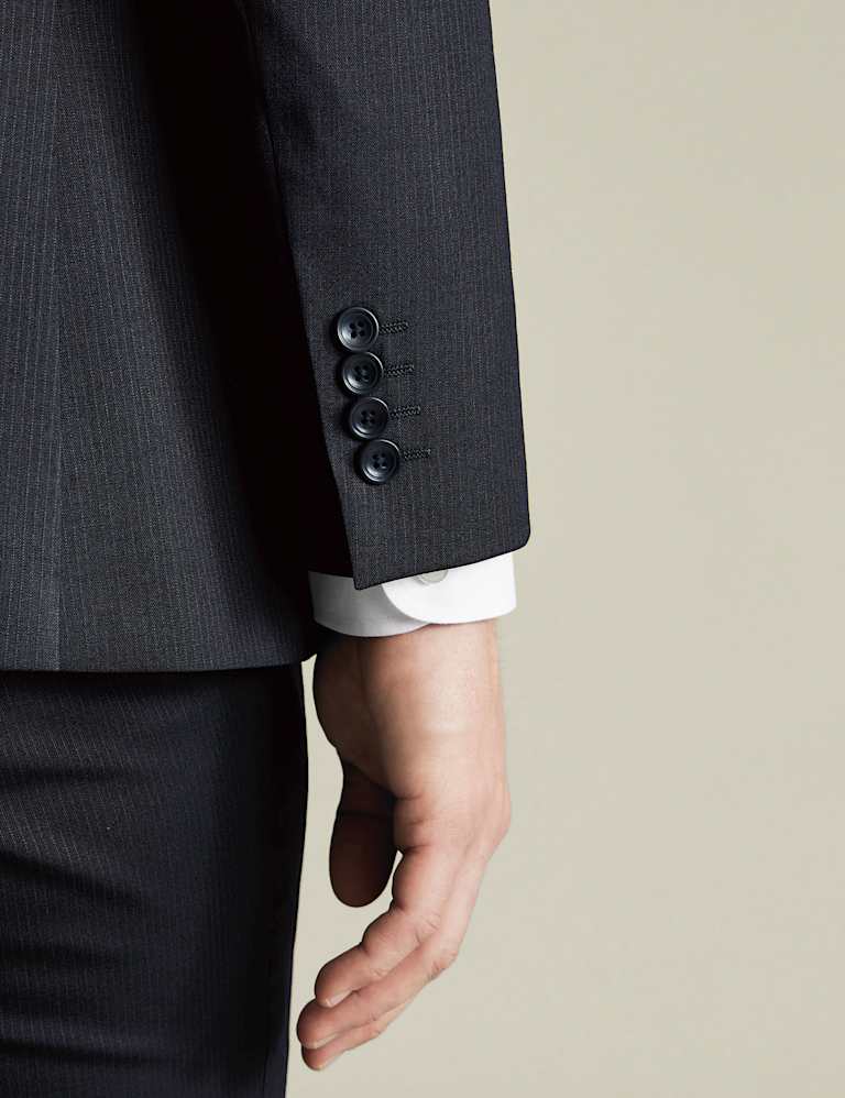 Slim Fit Wool Rich Pinstripe Suit 6 of 6