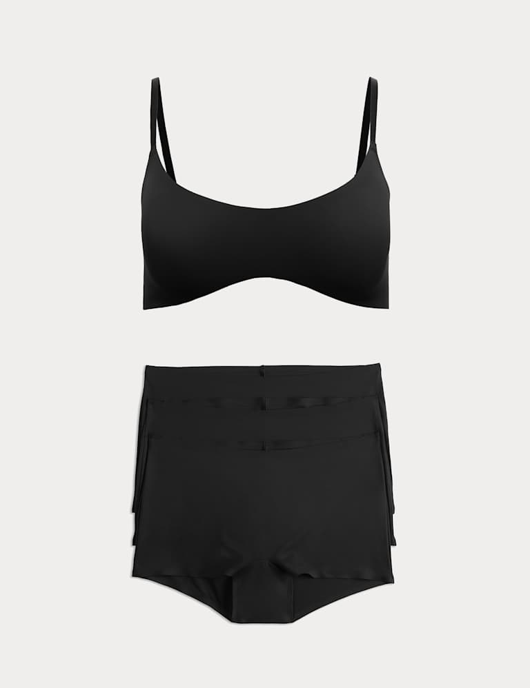 Body Invisibles™ Non Wired Micro Crop Top Set A-E 2 of 6