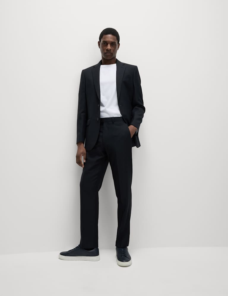 2 Piece Regular Fit Pure Wool Suit 1 of 6