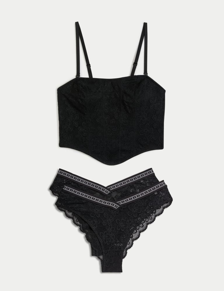 Cleo Lace Corset Set 2 of 6