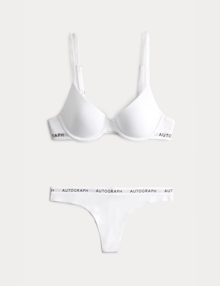 Lille Supima™ Cotton Wired Demi Cup Bra Set A-E 2 of 6