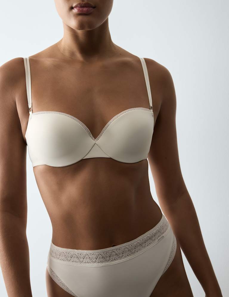 Boston Microfibre Wired Push Up Balcony Bra Set 1 of 6