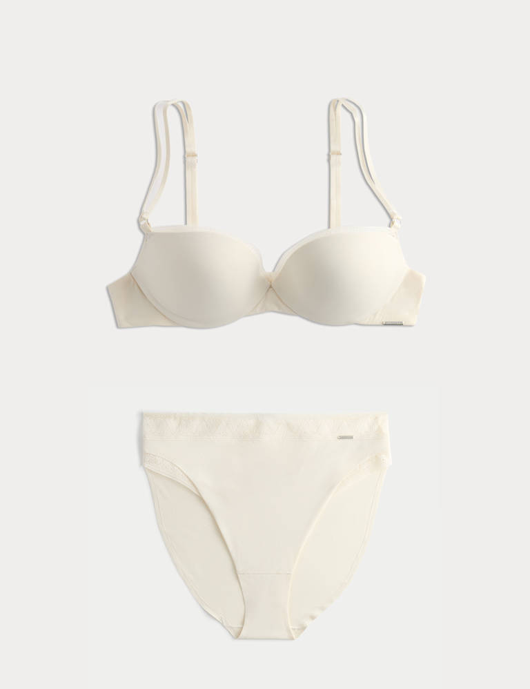 Boston Microfibre Wired Push Up Balcony Bra Set 2 of 6