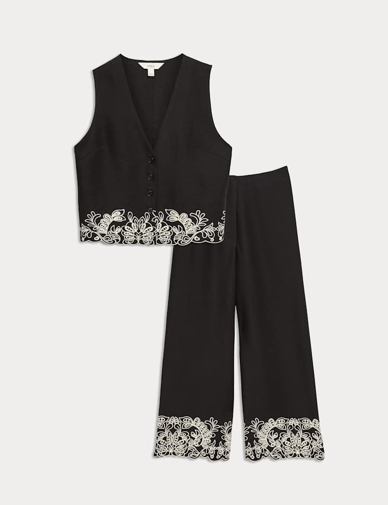 Cutwork Waistcoat & Trouser Set 2 of 6