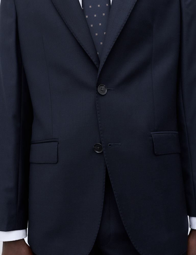 2 Piece Tailored Fit Pure Wool Suit 3 of 6
