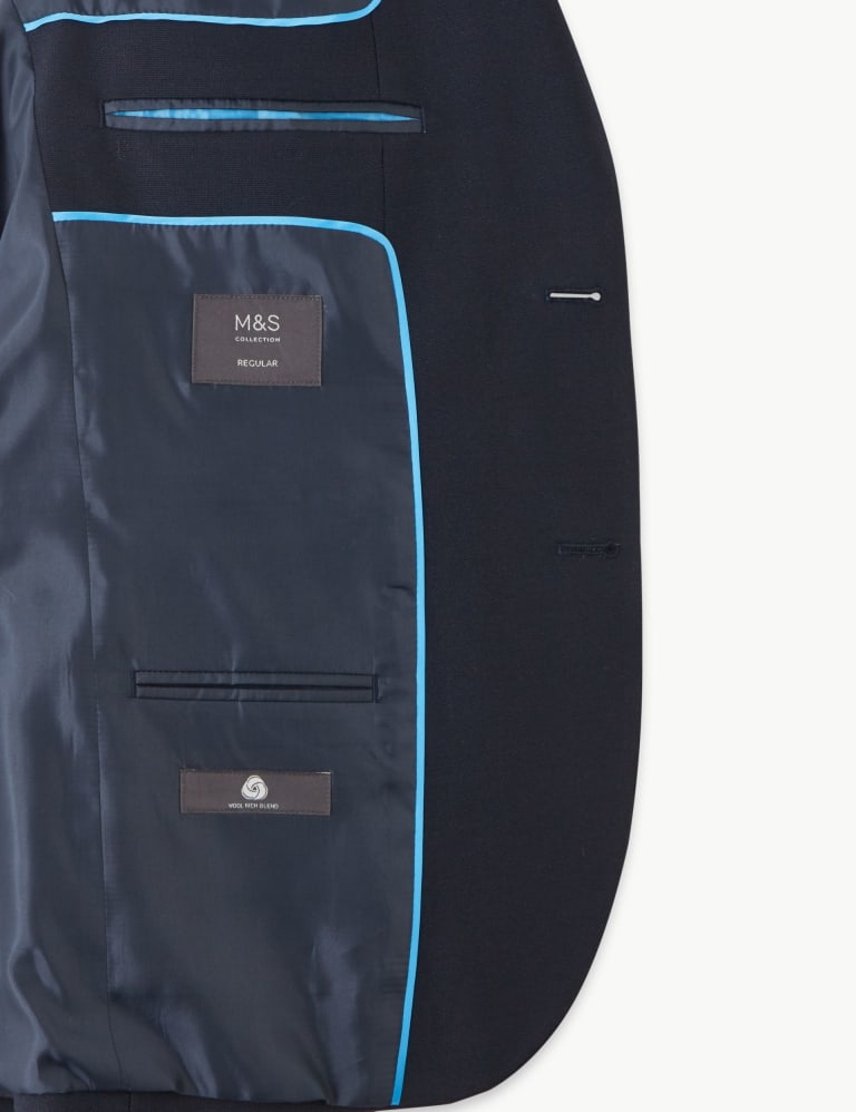 Navy Slim Fit 3 Piece Suit 8 of 8
