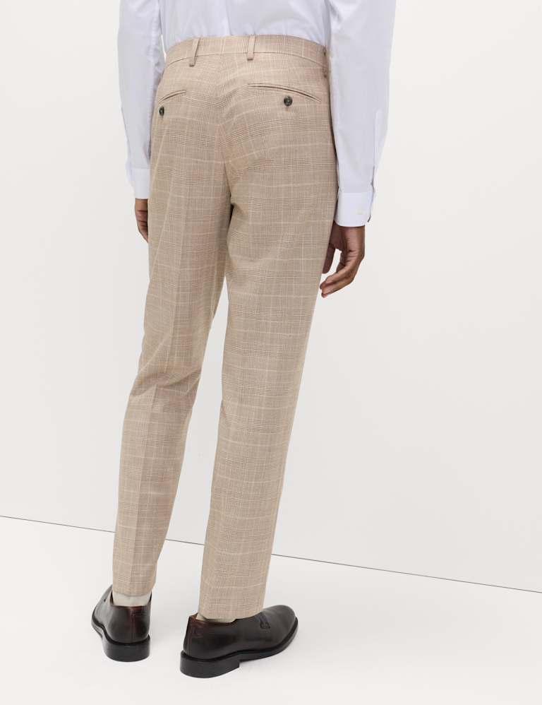 2 Piece Regular Fit Prince of Wales Check Suit 5 of 6
