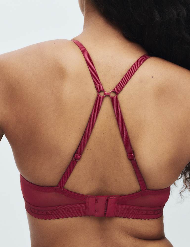 Cleo Lace Non Wired Plunge Bra Set A-E 4 of 6