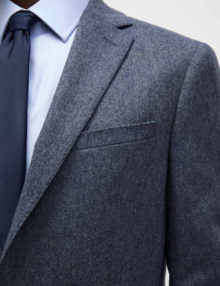 2 Piece Tailored Fit Wool Rich Tweed Suit 3 of 6