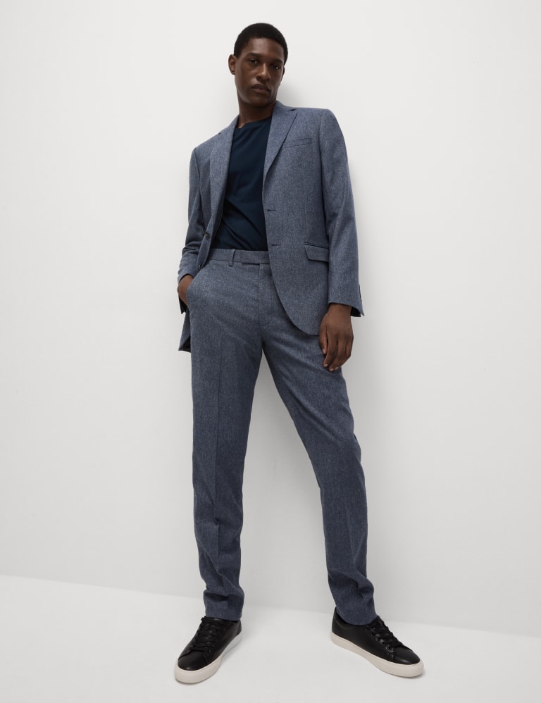 Tailored Fit Wool Rich Suit 6 of 6