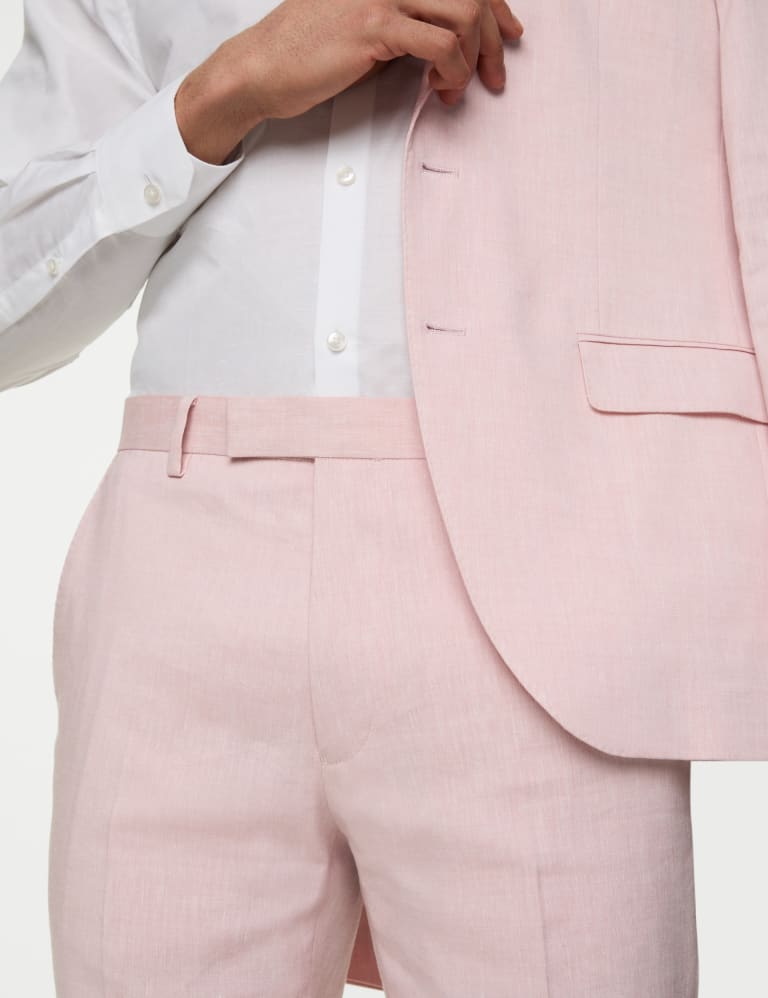 Tailored Fit Italian Linen Miracle™ Suit 7 of 7