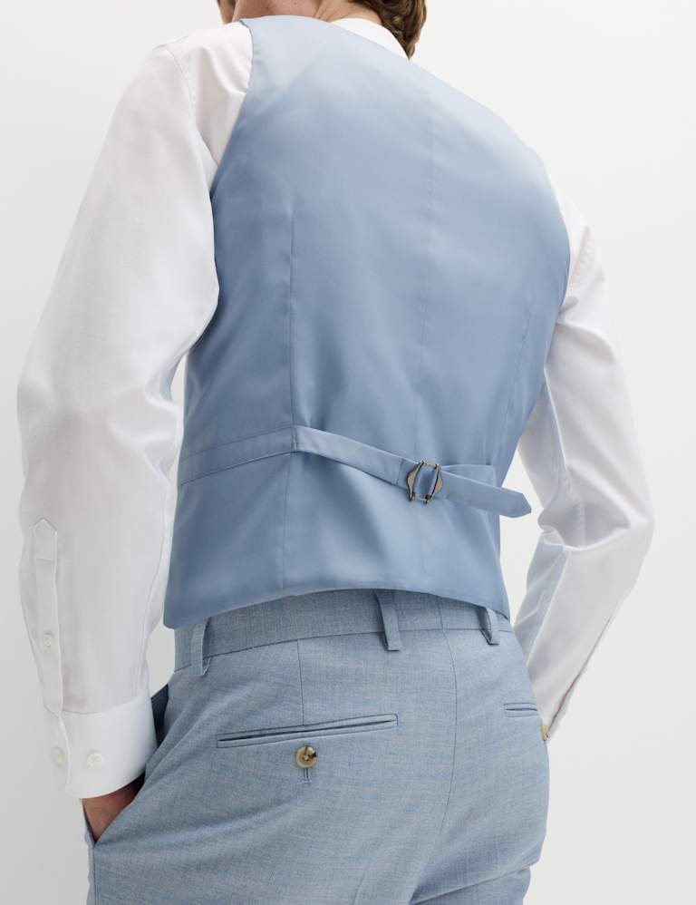 3 Piece Slim Fit Textured Stretch Suit 4 of 6