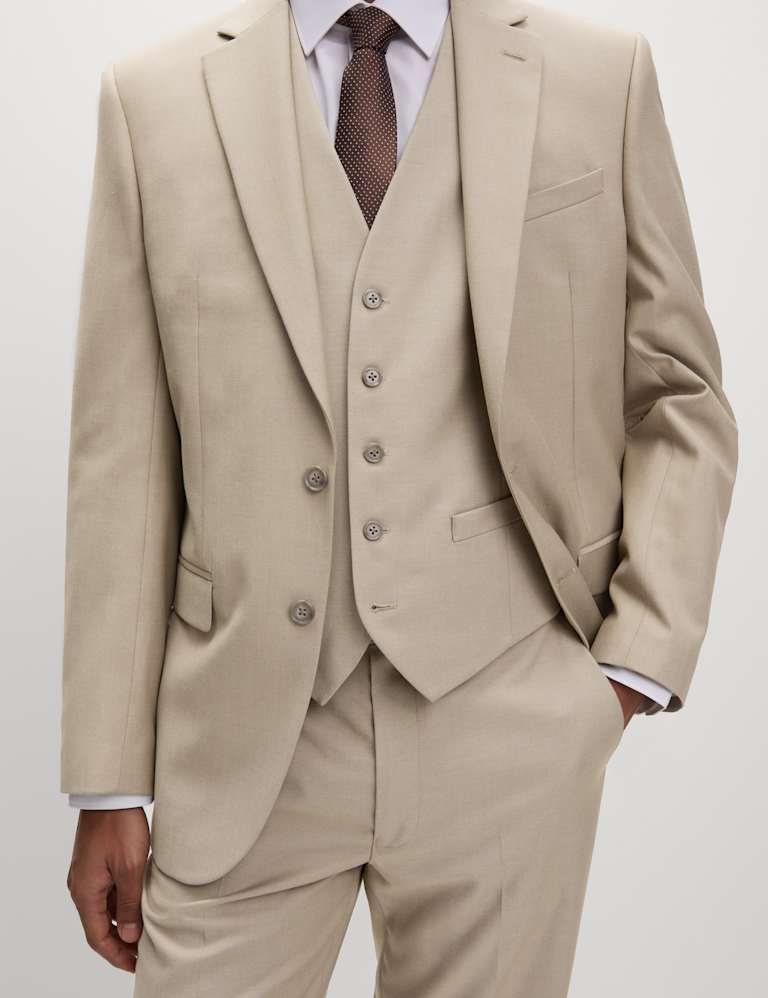 3 Piece Regular Fit Stretch Suit 1 of 6