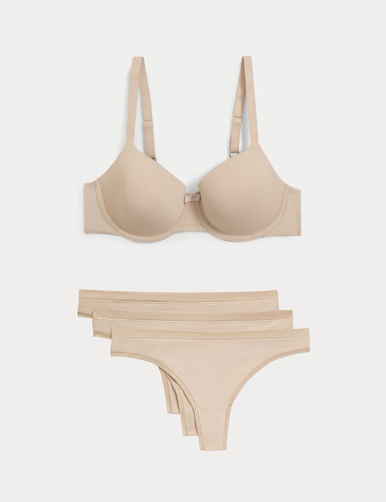 Flexifit™ Wired Full-Cup T-Shirt Bra Set A-E 2 of 6