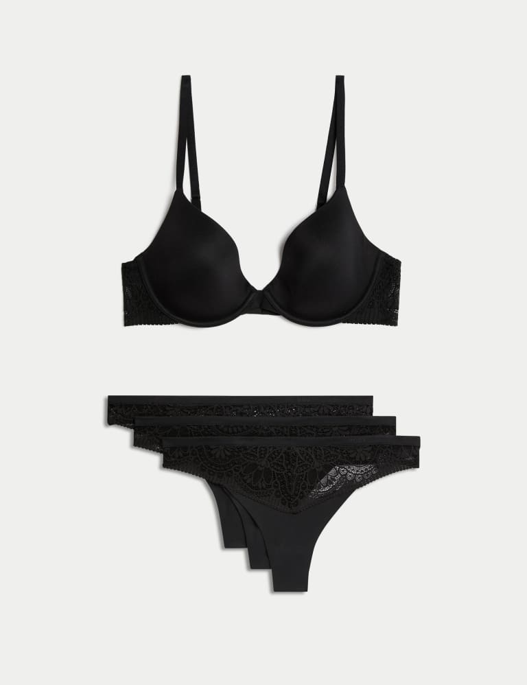 Body Soft™ Wired Plunge Bra Set A-E 2 of 6