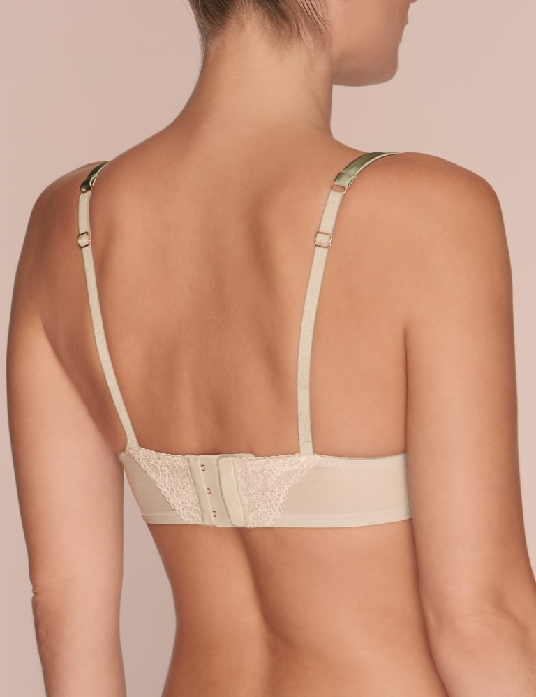 Silk & Lace Set with Padded Plunge A-E 4 of 6