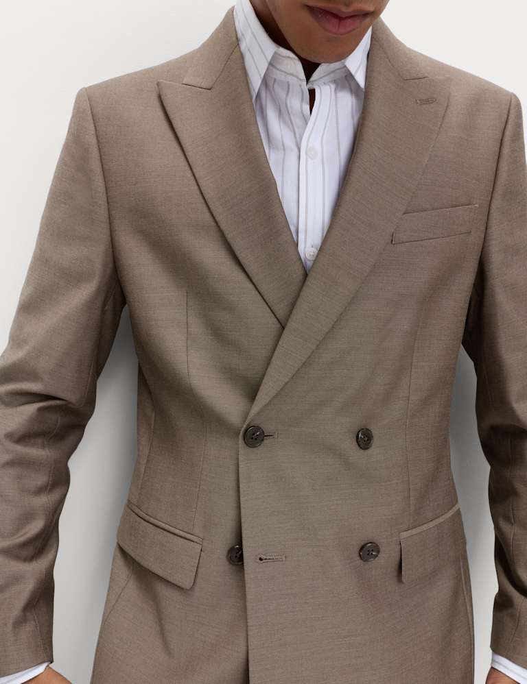 Slim Fit Double Breasted Suit 6 of 6