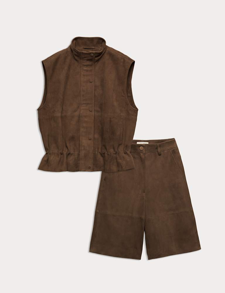Suede Gilet & Shorts Set 2 of 6