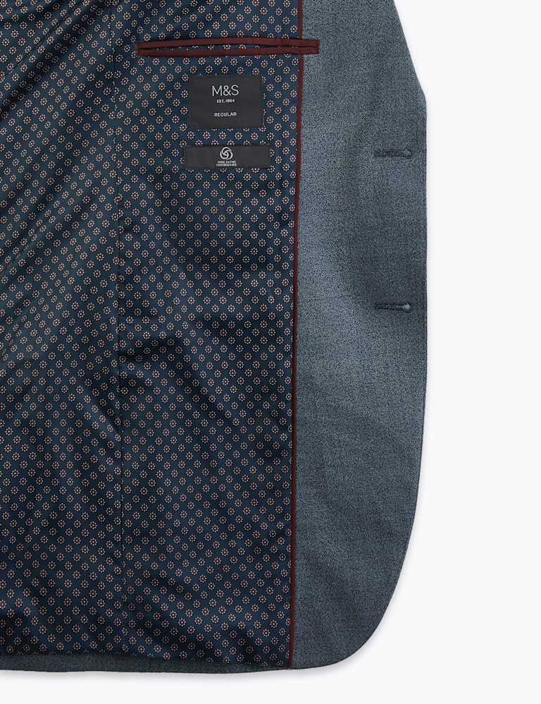 Blue Regular Fit 3 Piece Suit 7 of 7