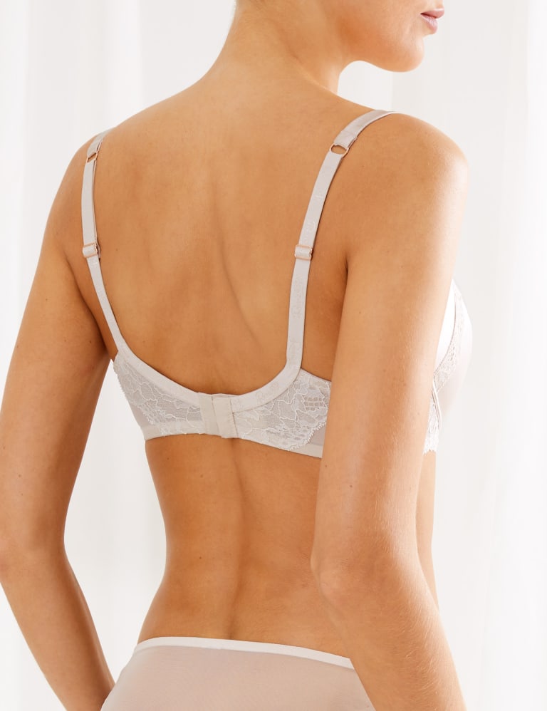 Silk & Lace Underwired Set with Balcony Bra 4 of 6